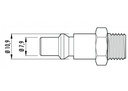 CONTIMAC ORION steeknippel (ARO 210) - buitendraad 3/8" (per 10 stuks)