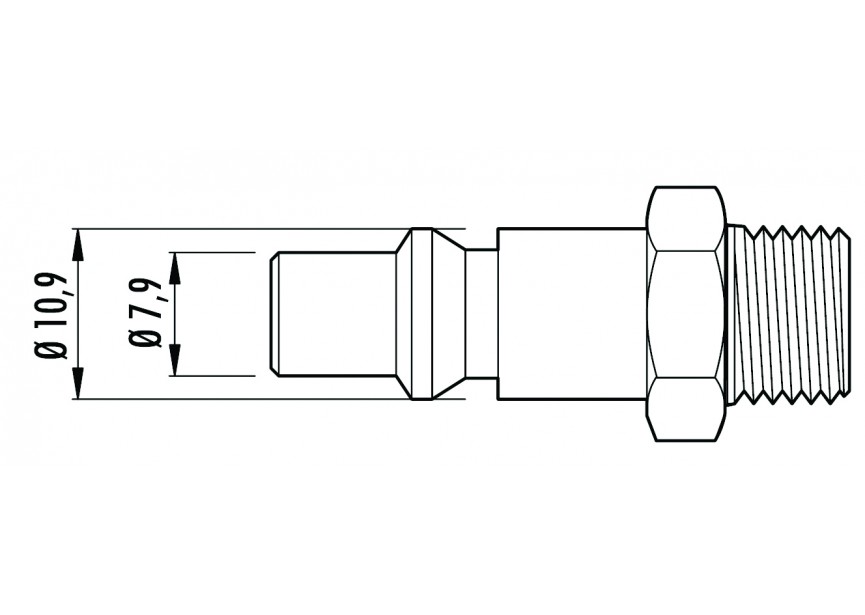 CONTIMAC ORION steeknippel (ARO 210) - steeknippel 8mm (per 10 stuks)