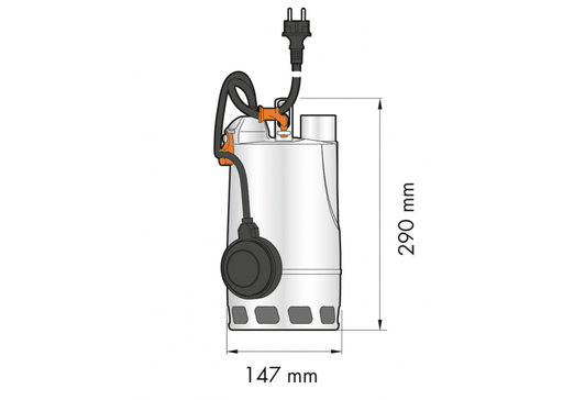 CONTIMAC DOMPELPOMP F1/50 M VORTEX AUT (230 V)