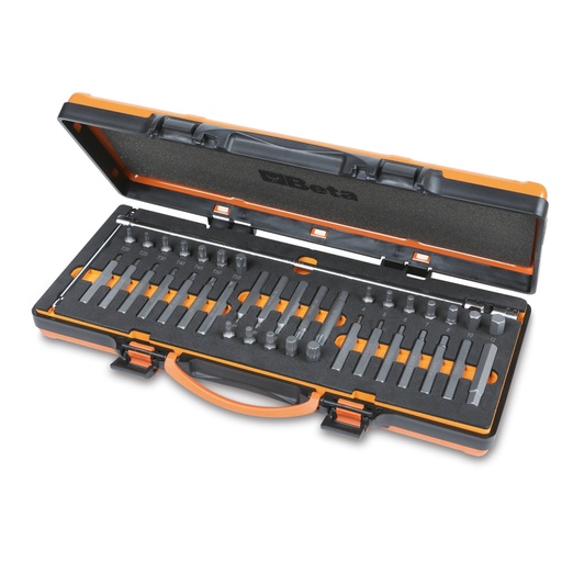 Beta 867/C38 - 38 bits met 10 mm zeskant schacht en 1 beweegbare T-greep bithouder (art. nr. 867PE, 867PE/L, 867XZN, 867XZN/L, 867TX, 867TX/L, 852) - Afbeelding 2