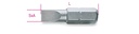 Maattekening Beta 861LP Bits voor sleufschroeven