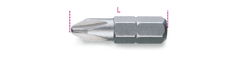 Maattekening Beta 861PH Bits voor Phillips kruiskopschroeven