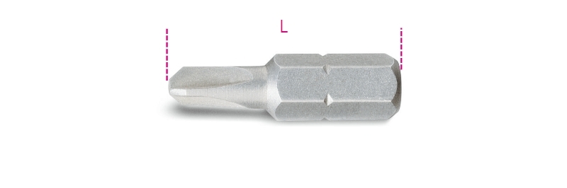 Maattekening Beta 861TRW Bits voor Tri-Wing schroeven