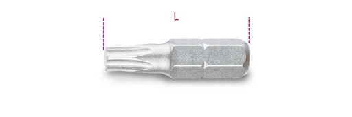 Maattekening Beta 861TX Bits voor Torx schroeven