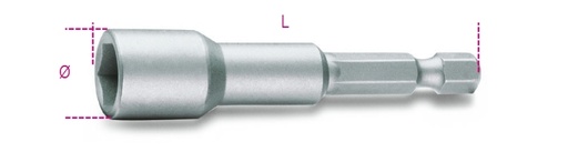Maattekening Beta 862F Magnetische dopsleutelbits