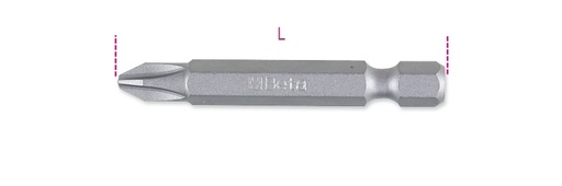 Maattekening Beta 862PH Bits voor Phillips kruiskopschroeven
