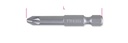 Maattekening Beta 862PZ Bits voor Pozidriv- Supadriv kruiskopschroeven