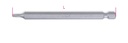 Maattekening Beta 862TX-XL Bits voor Torx schroeven, lange uitvoering