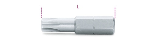 Maattekening Beta 866TX Bits voor Torx schroeven