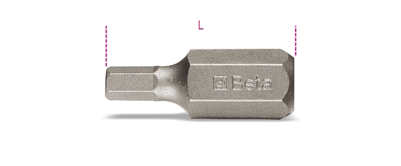 Maattekening Beta 867PE Bits voor inbusschroeven