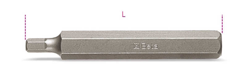 Maattekening Beta 867PE/L Bits voor inbusschroeven