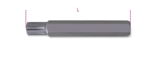 Maattekening Beta 867RIBE/L Bits voor schroeven met RIBE aansluiting