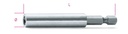 Maattekening Beta 882M Bithouder met borgring voor bits 5,5 mm aansluiting en 1/4" aansluiting 00882000