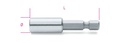 Maattekening Beta 882M1 Bithouder met borgring voor bits 5,5 mm aansluiting en 1/4" aansluiting 0088200