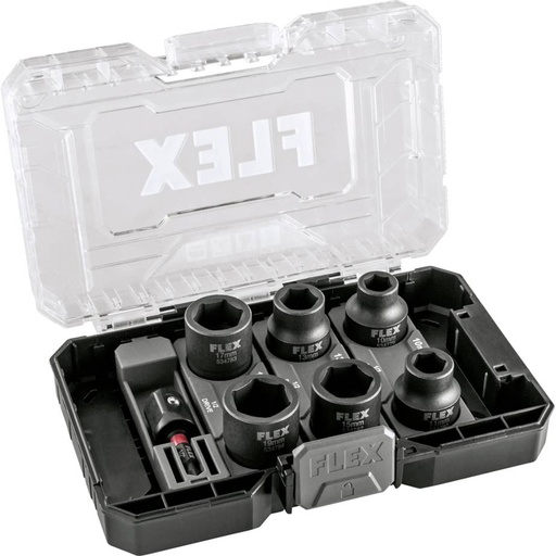 FLEX IPS D10-19 1/2" Set | Slagdoppenset - afbeelding 2