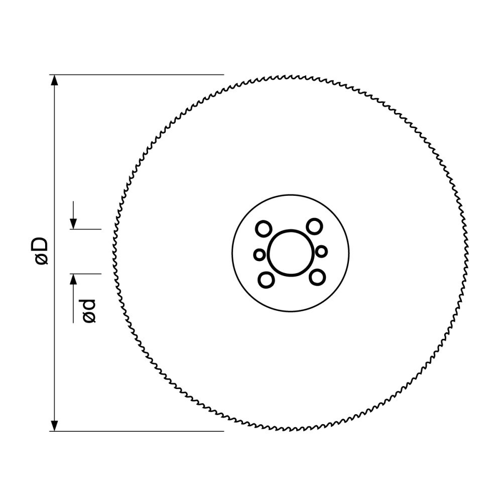 Huvema 13151036 · 1 · CZ 370x32x2,5 Z200