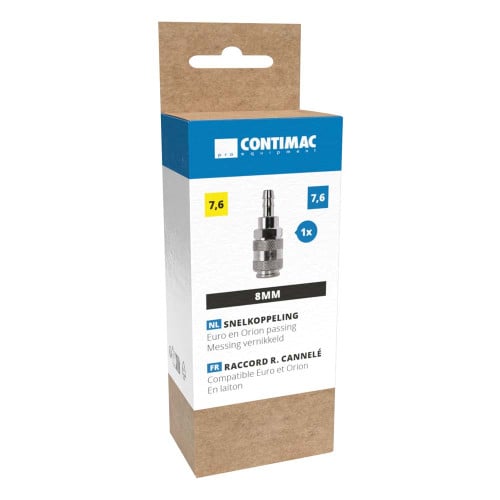 Snelkoppeling Universeel 8mm Slangpilaar (per 10 stuks) - 3