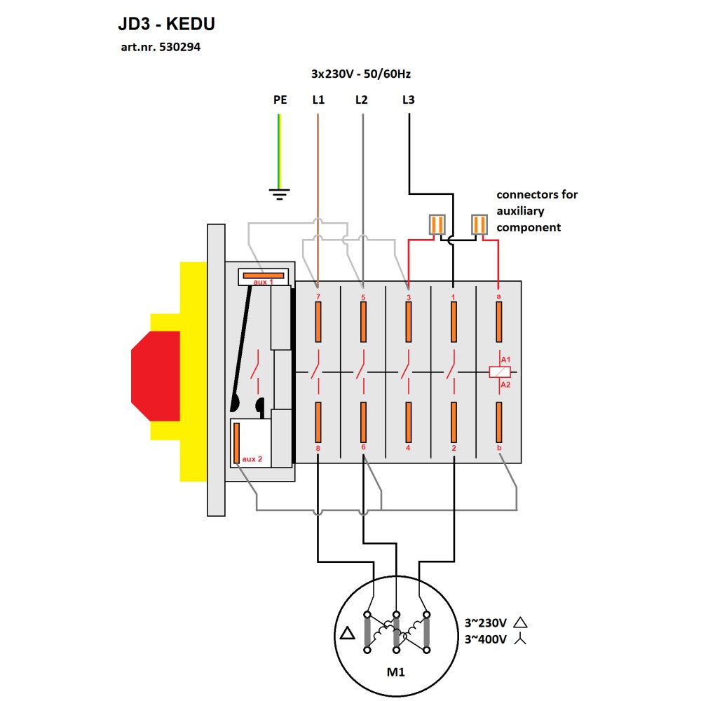 Huvema 530294 · 3 · SKR JD3 Uc 230V / 3x230V