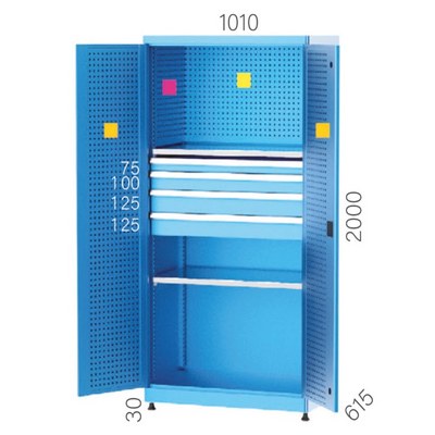 Huvema K6190 · 6 · BL 2SH, 1010x600x2000 MC