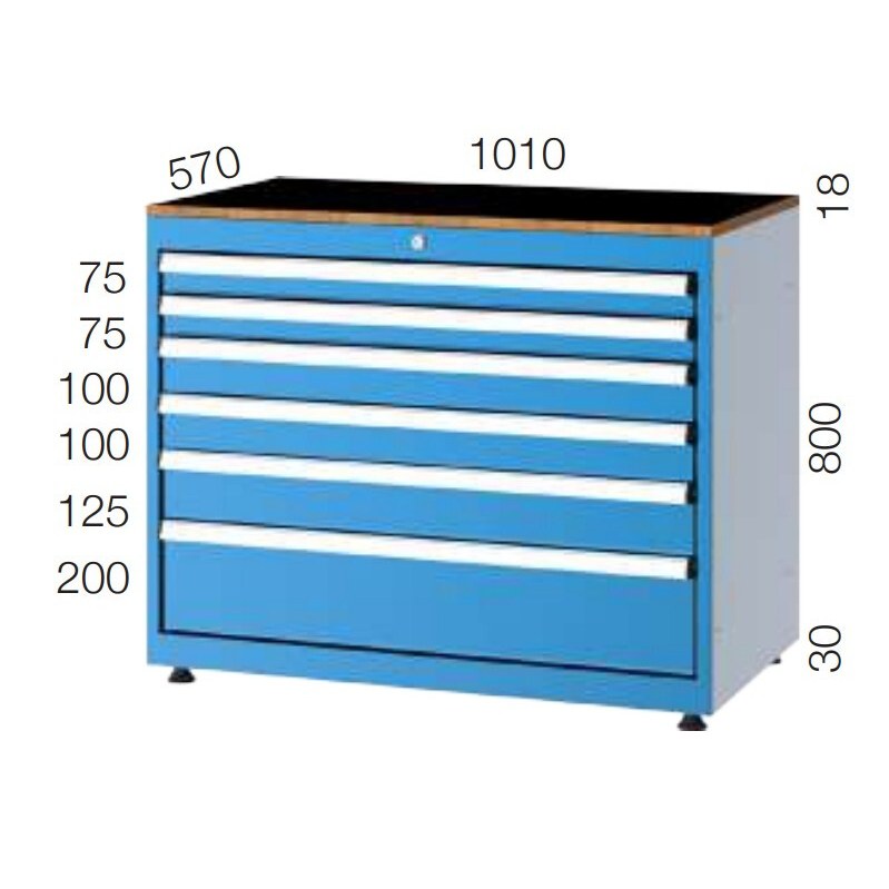 Huvema K10080 · 7 · BL 6D 1010x570x800 C
