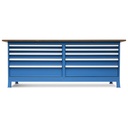 Huvema K3640-HT · 3 · BL 10D 2200x600x850 WB WOOD