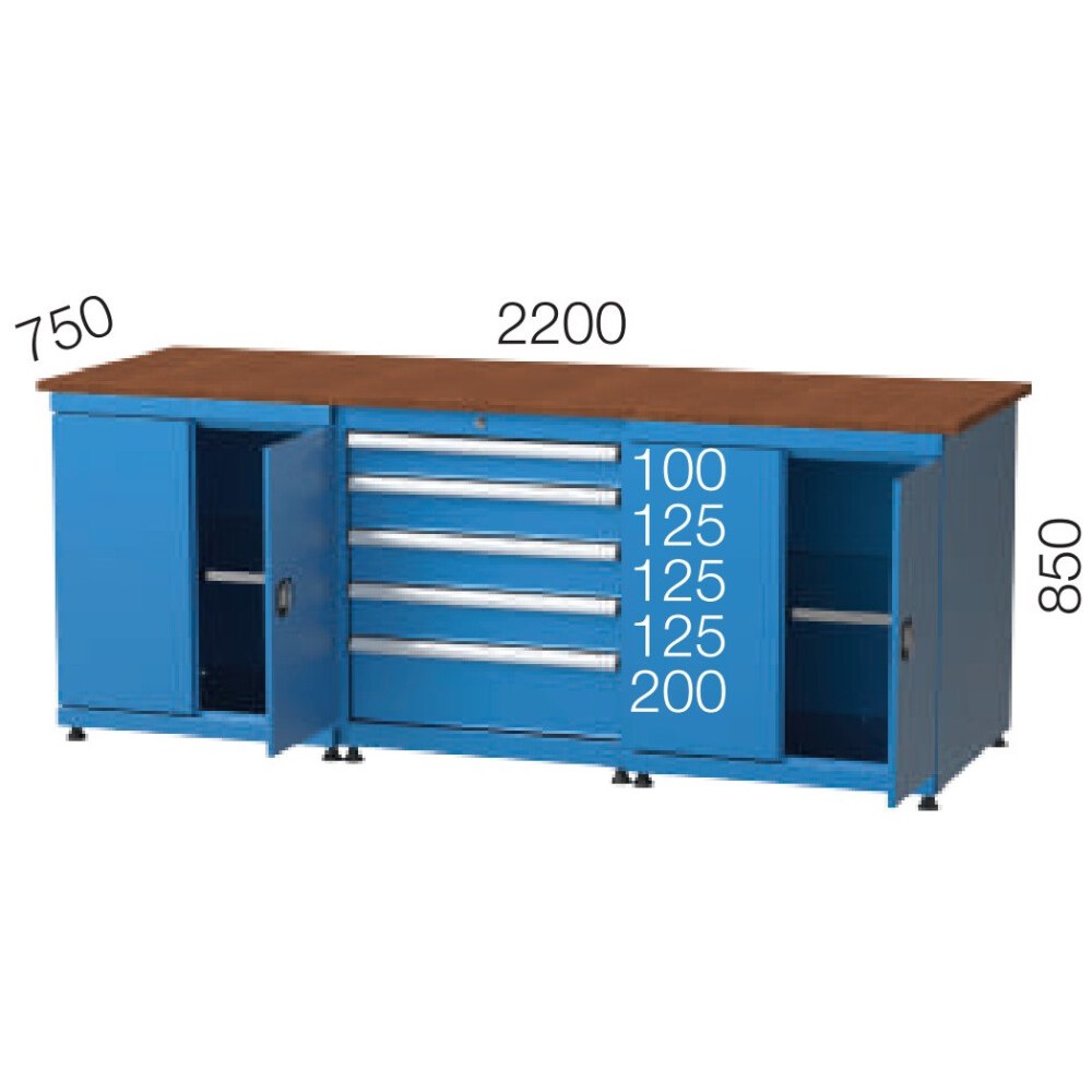 Huvema K3572 · 8 · BL 5D 2200x750x850 WB