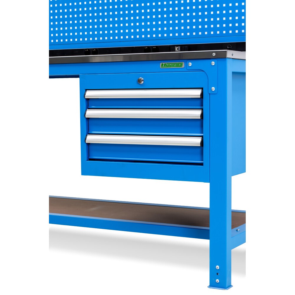Huvema K3770-RVS · 3 · BL 3D 1700x700x1900 WB RVS