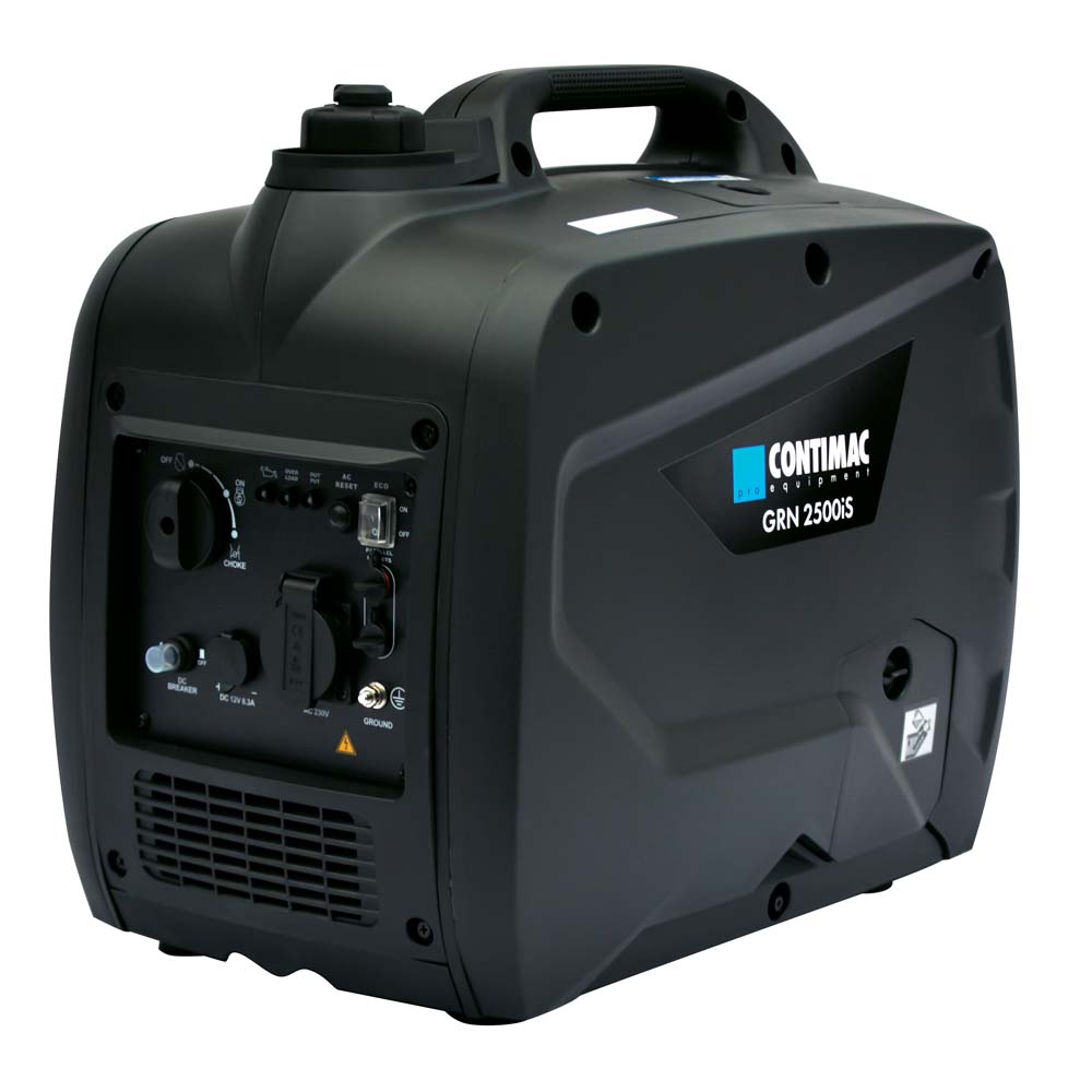 Contimac GRN 2500 IS stroomgroep inverter op benzine, 2,5 kW, 230 V