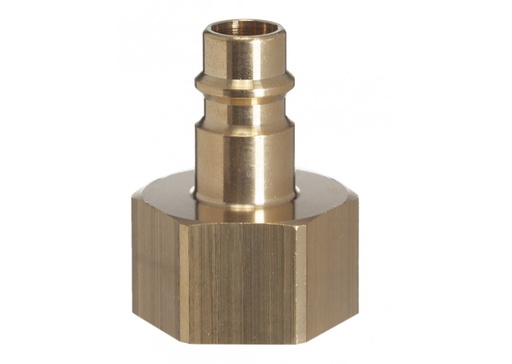 Contimac Euro-insteeknippel 1/2" binnendraad, messing