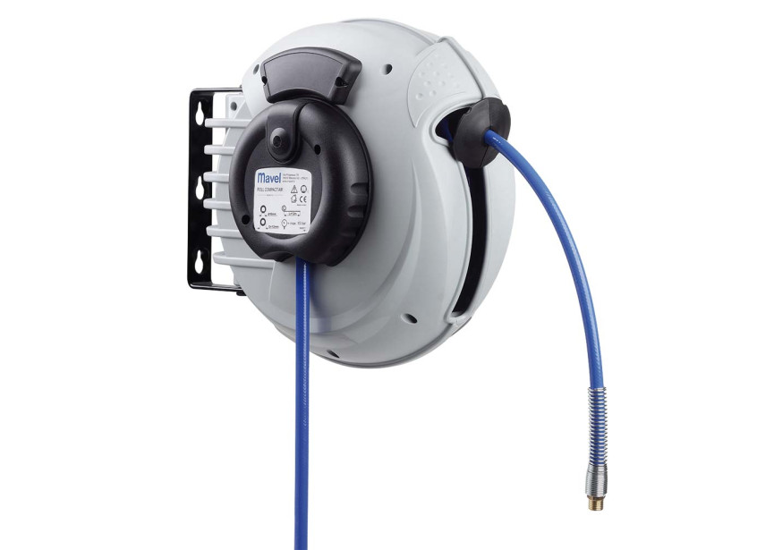 Mavel slanghaspel Roll Compact Air, PU-slang 8 x 12 mm, 12 m, 15 bar