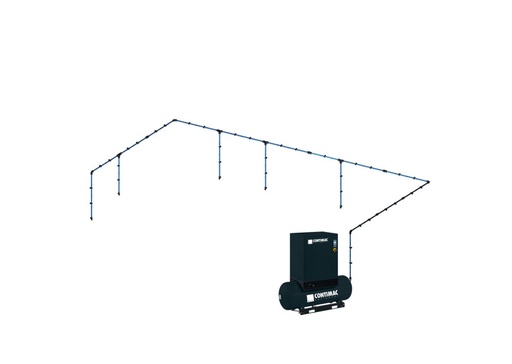 [60036] Contimac SET Persluchtleidingen ALU 36 MTR (25mm)