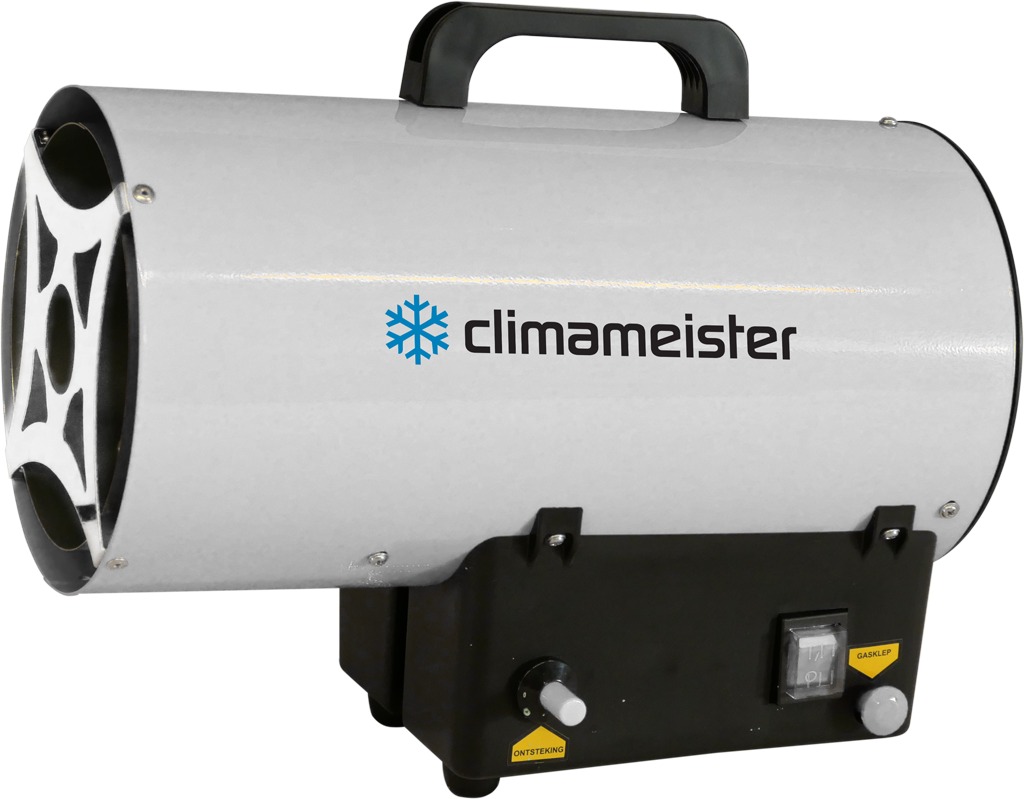 Climameister KD 30 M propaanheater met gasslangset, 30 kW