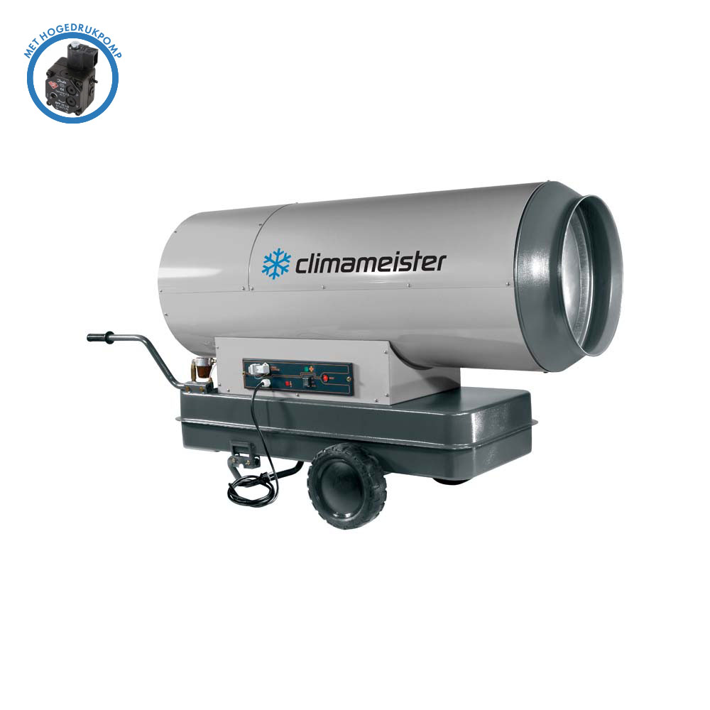 Climameister DM 80 P dieselheater, direct gestookt, 80 kW