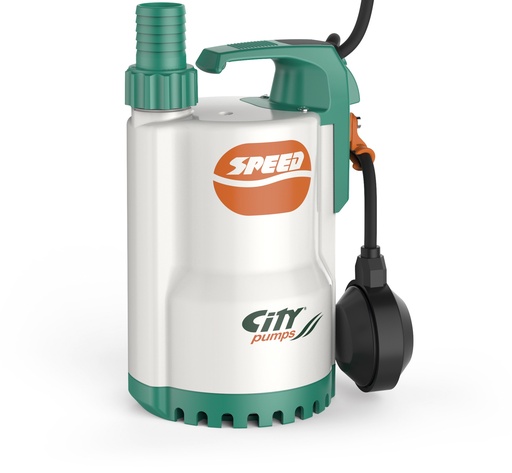 Citypumps Speed 30 dompelpomp voor schoon water met vlotter, 230 V, 160 l/min, 6 m