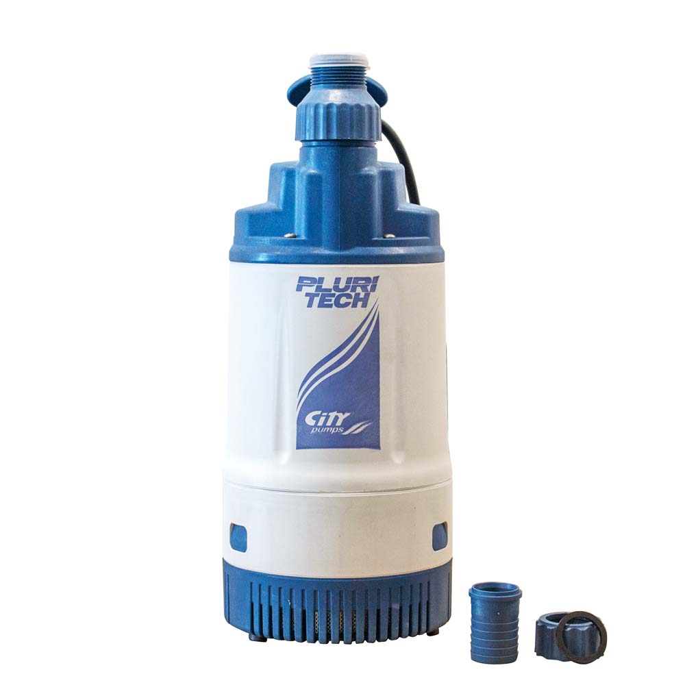 Citypumps Speed Pluri Tech 2 meertraps drukdompelpomp met start/stop, 230 V, 120 l/min, 42 m