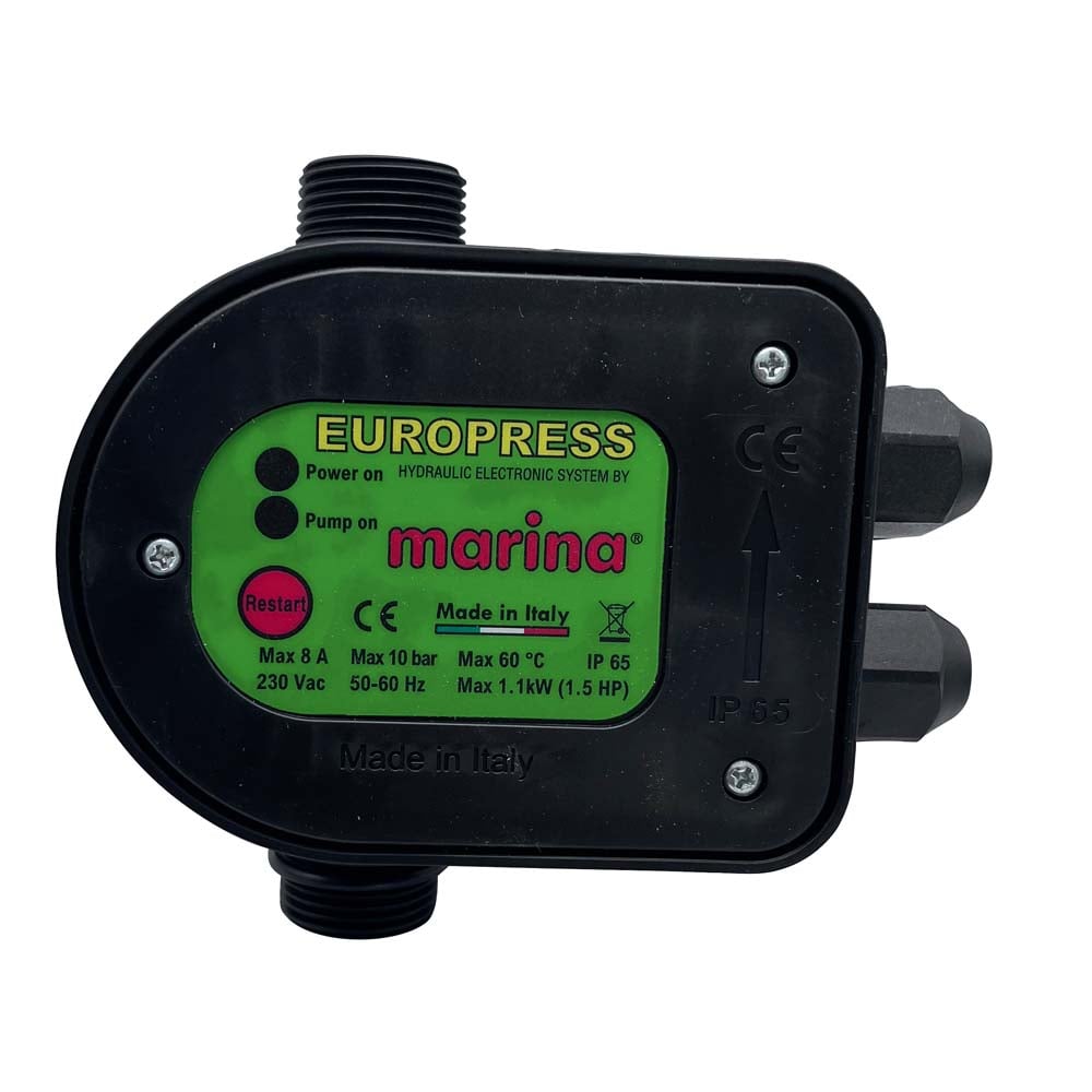 Marina Europress automatische pompdrukschakelaar, 230 V, 8 bar