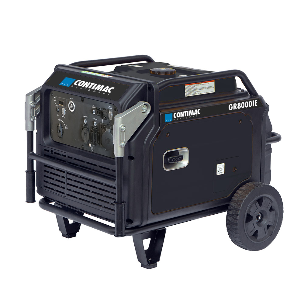 Contimac GRNE 8000i stroomgroep inverter op benzine, 7,5 kW, 230 V