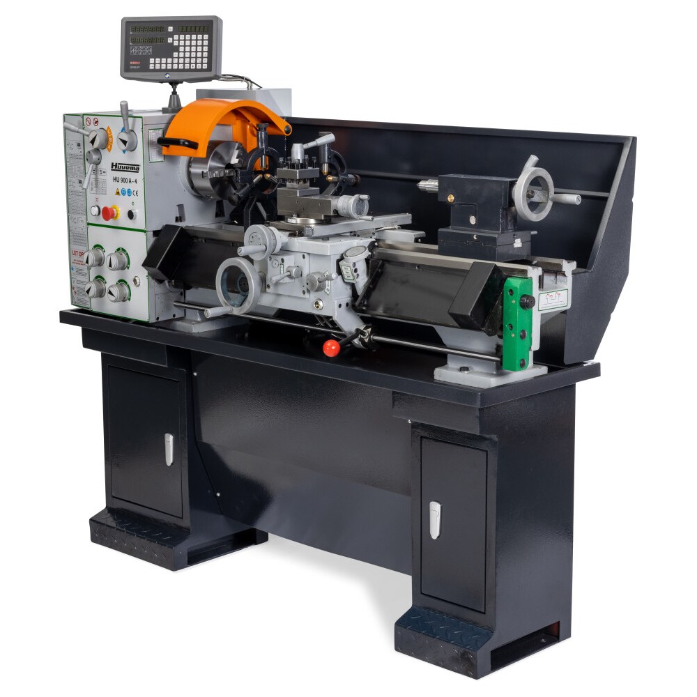 Huvema Draaibank 300x910 mm met digitale uitlezing | HU 900 A-4 DRO