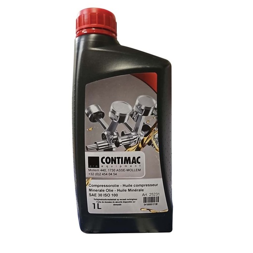 Contimac olie voor zuigercompressoren, 1 liter
