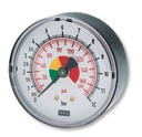 Contimac manometer Ø 50 mm, 0–12 bar, 1/4" achteraansluiting