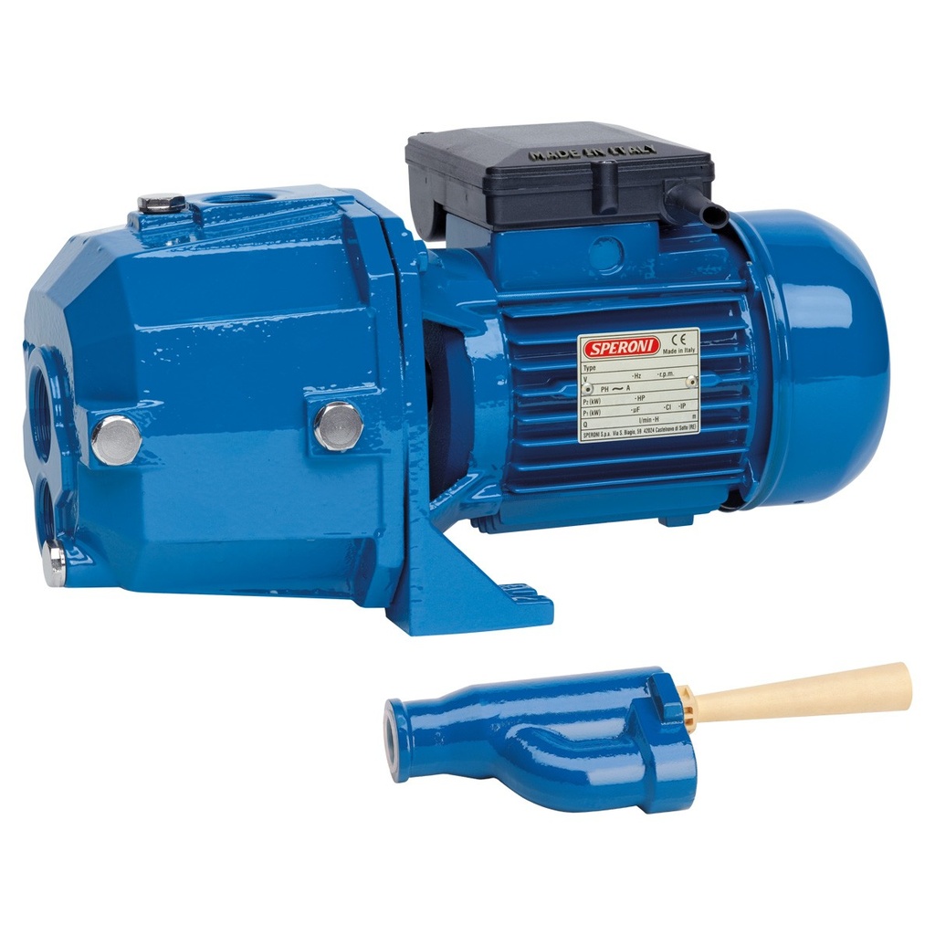 Speroni APM 100 diepzuigende jetpomp met ejector, 230 V, 0,75 kW, 20 l/min, 27 m