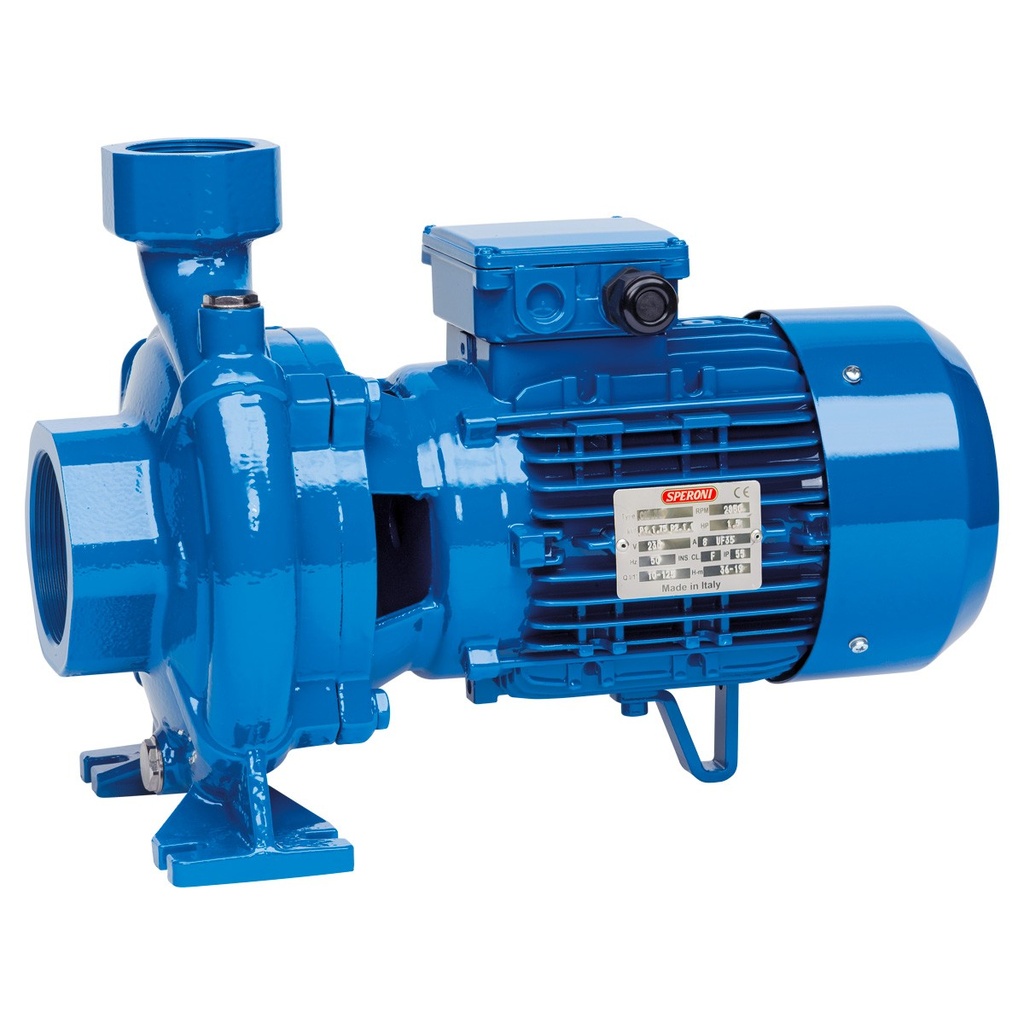 Speroni CFM 300 BR centrifugaalpomp met messing waaier, 230 V, 2,2 kW, 450 l/min, 33,5 m