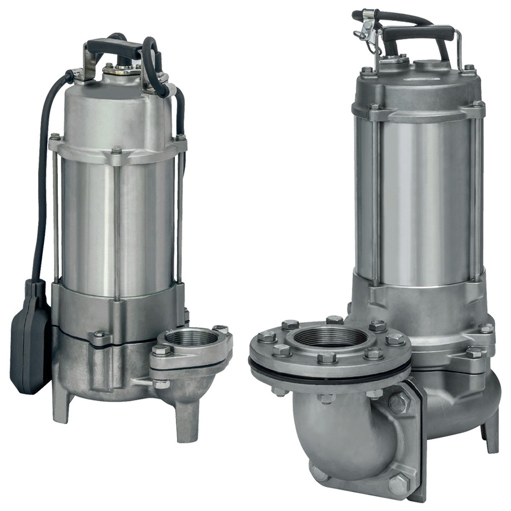 Speroni SAM 316-130 RVS 316 vuilwaterpomp, 230 V, 1 kW, 400 l/min, 12 m