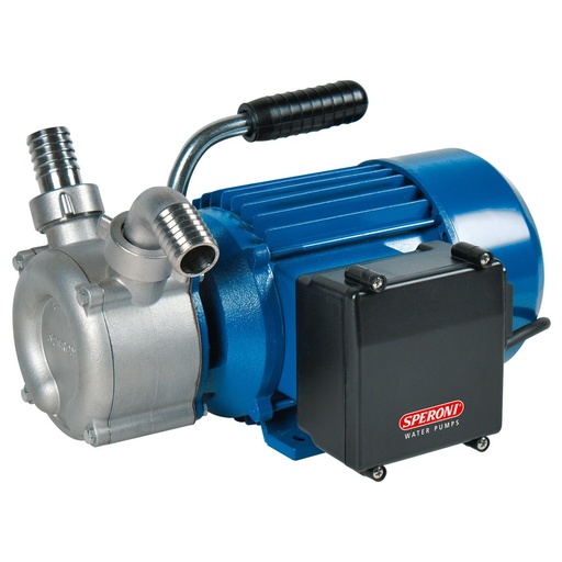 Speroni PM 20 RVS overpomp met omkeerschakelaar, 230 V, 0,37 kW, 25 l/min, 14 m