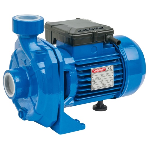 Speroni GA 100 centrifugaalpomp met open waaier, 230/400 V, 0,75 kW, 260 l/min, 16,6 m