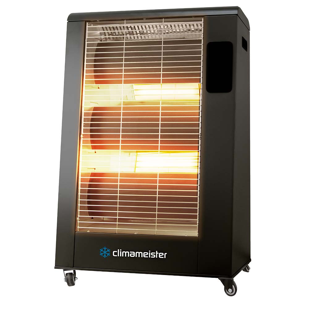 Climameister IC 28 infraroodheater met mobiele standaard, 1,2–2,8 kW, 230 V