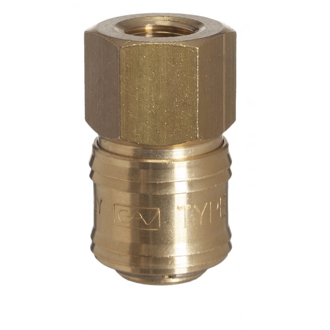 Contimac Euro-snelkoppeling 3/8" binnendraad, messing