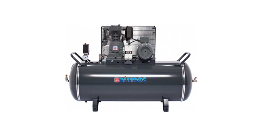 Airmec CFT 204 zuigercompressor 400 V, 200 L, 11 bar