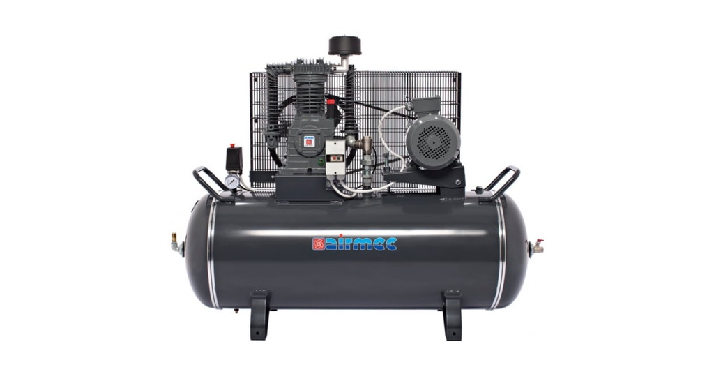 Airmec CFT 307 zuigercompressor 400 V, 300 L, 11 bar