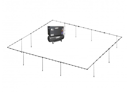 [60038] Contimac SET Persluchtleidingen ALU 100 MTR (40mm)